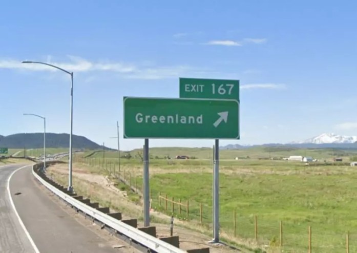 greenland highway sign