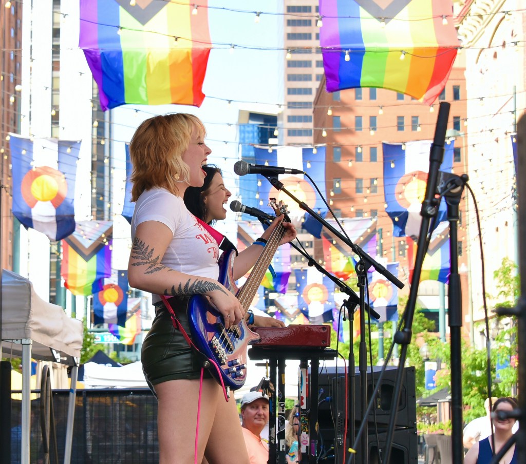 May Be Fern performing at Denver Pride