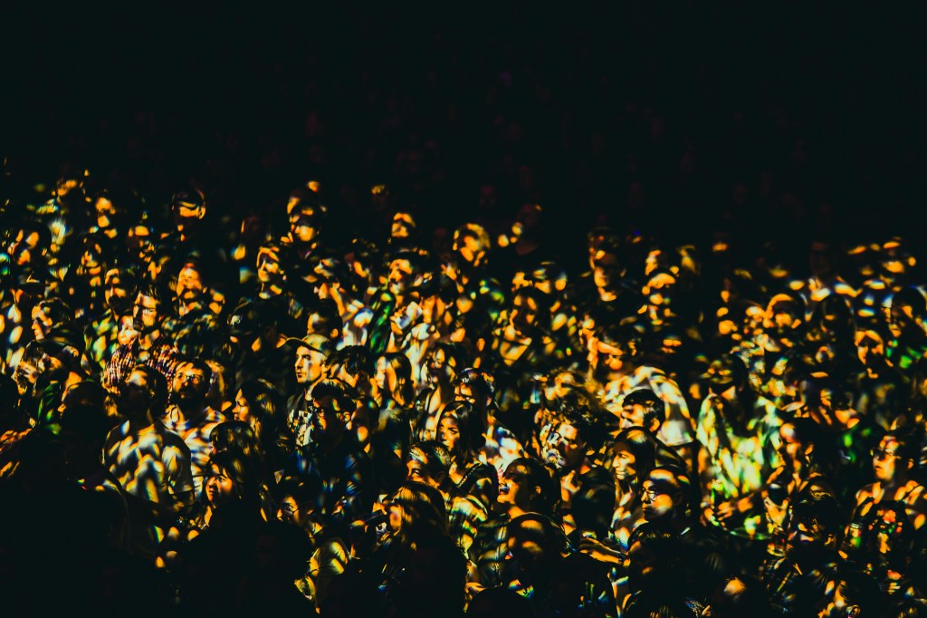 The crowd during Built to Spill at Mission Ballroom on October 1.