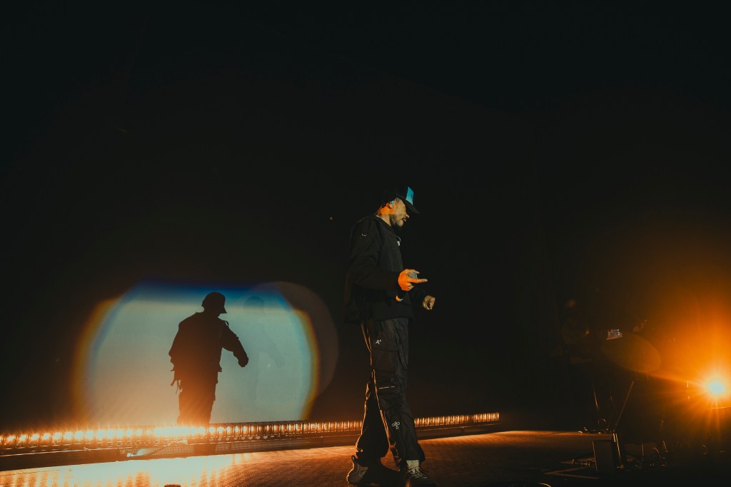Chance the Rapper on stage at Fillmore Auditorium in Denver, Colorado.