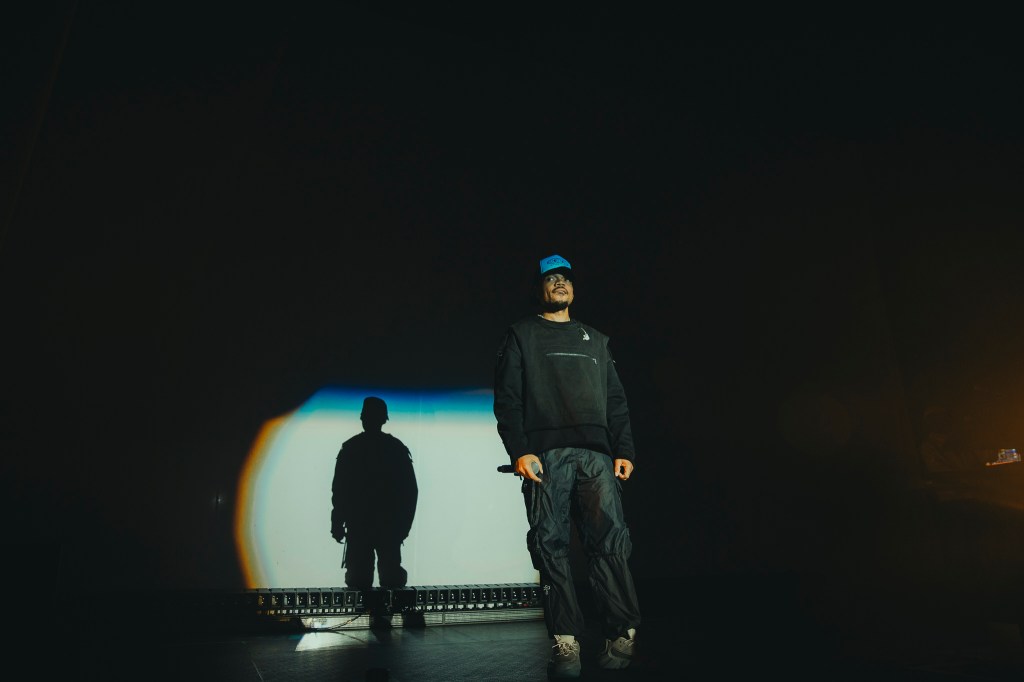 Chance the Rapper on stage at Fillmore Auditorium in Denver, Colorado.