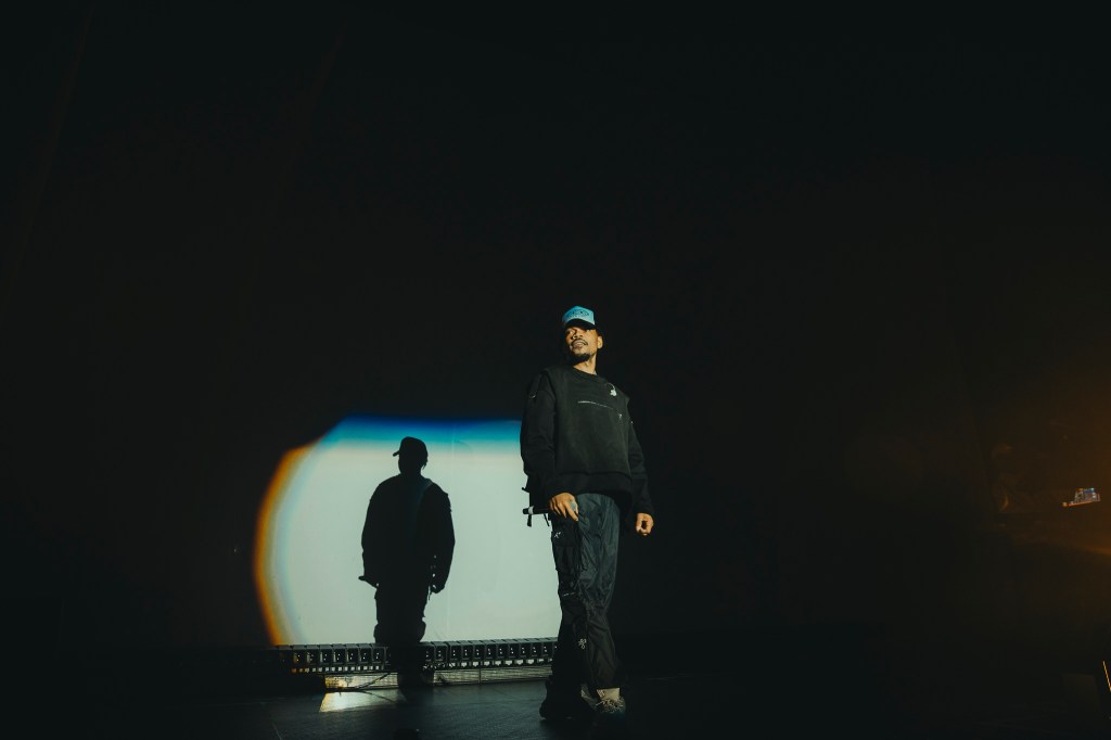 Chance the Rapper on stage at Fillmore Auditorium in Denver, Colorado.