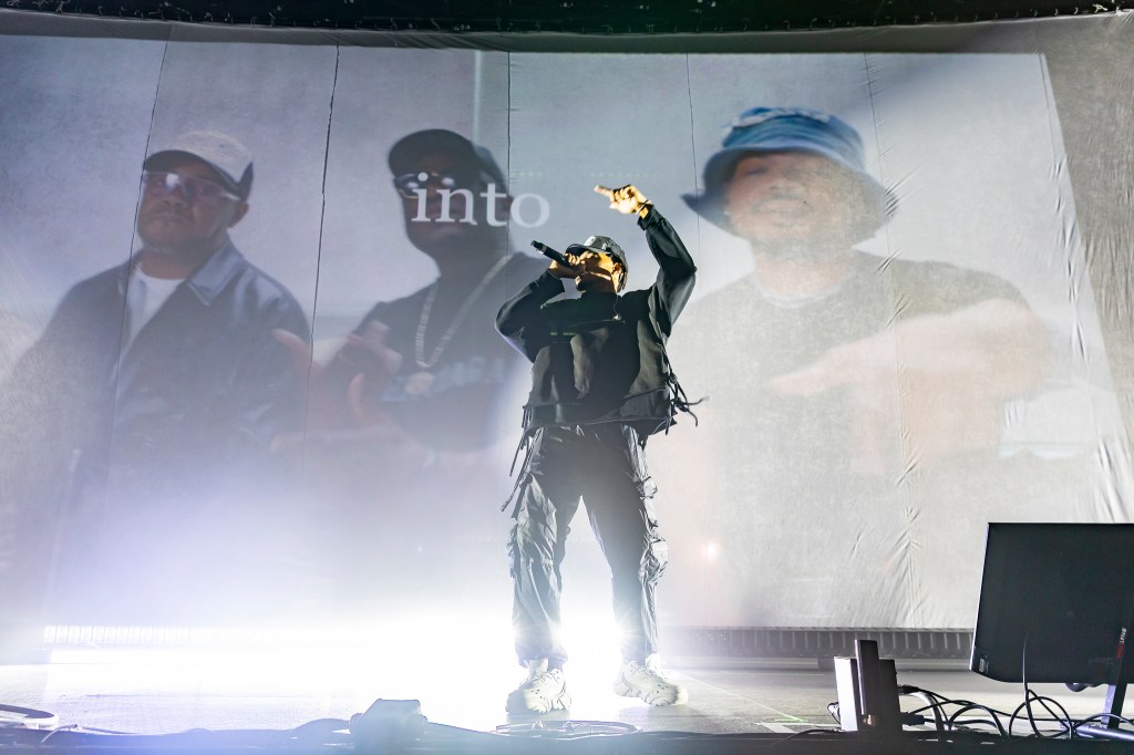 Chance the Rapper on stage at Fillmore Auditorium in Denver, Colorado.
