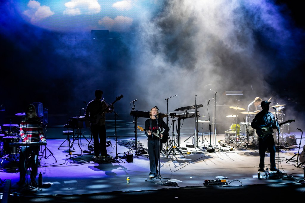 The Japanese House opening for Blood Orange and Lorde at Red Rocks for her Ultrasound World Tour.