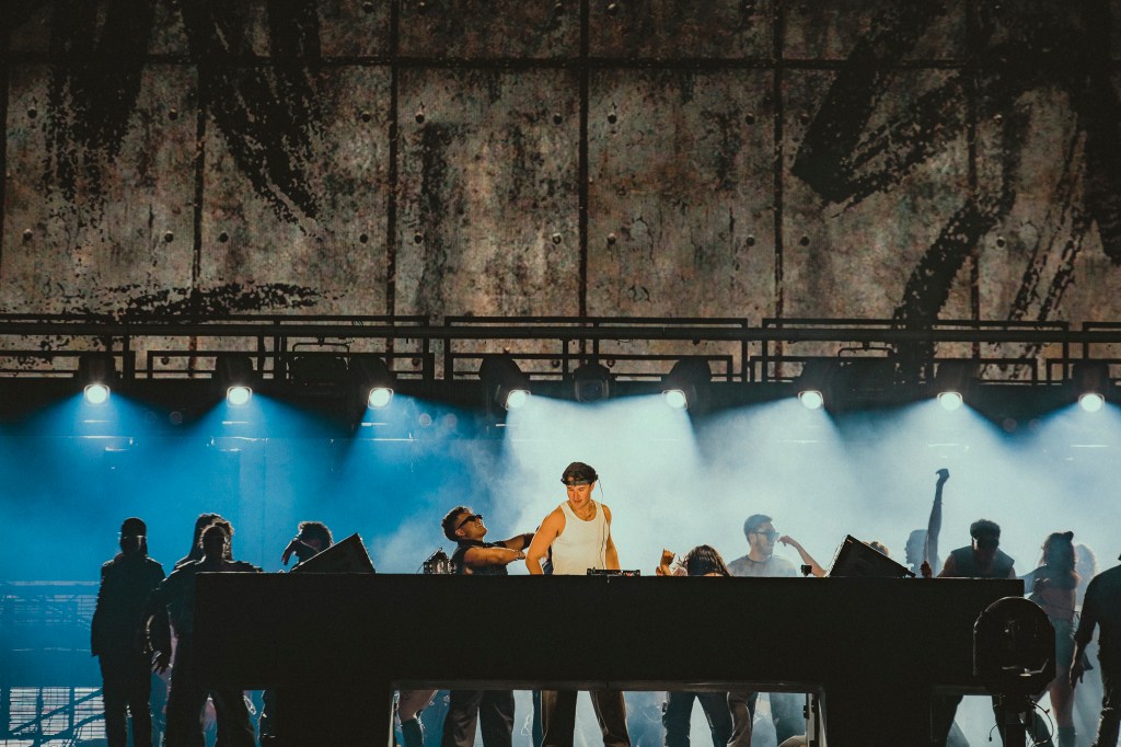 John Summit performing live at Folsom Field at the University of Colorado Boulder in Boulder, Colorado on Saturday, October 18.