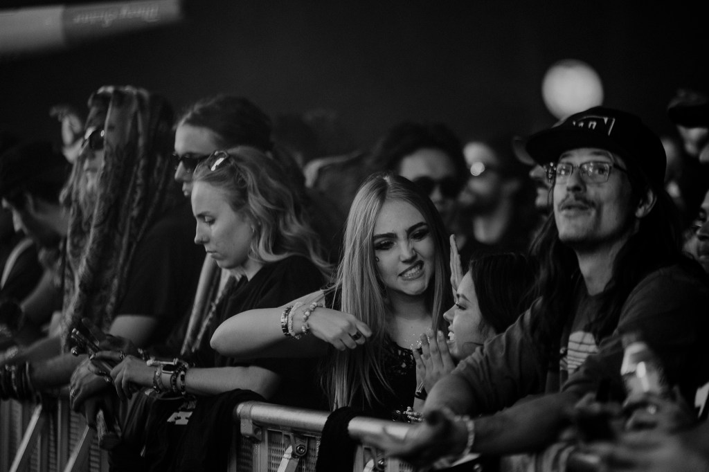 Fans at Project 70: Under The Bridge.