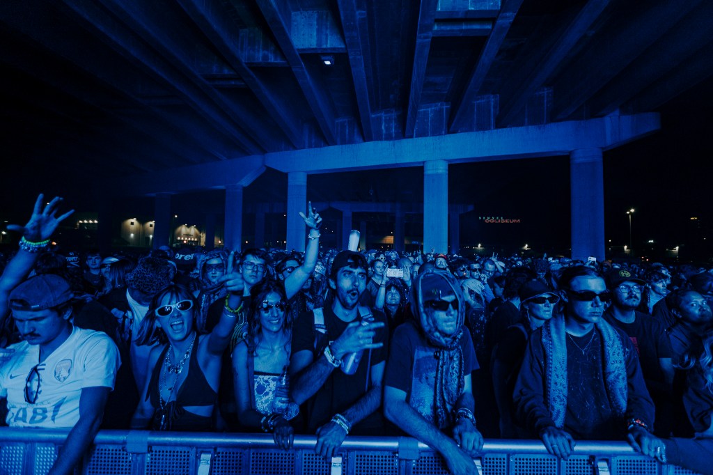 Concertgoers at Project 70: Under The Bridge