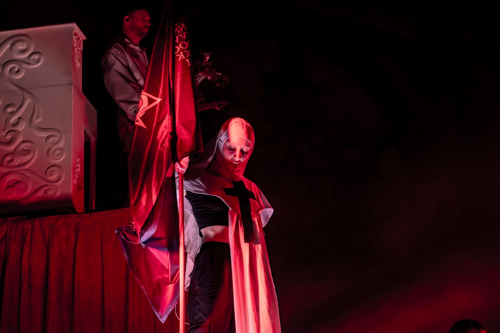 Stage performer for Bring Me The Horizon.