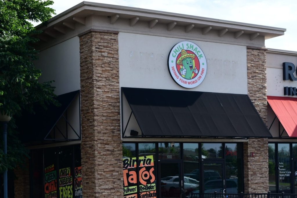 exterior of a chili shack restaurant