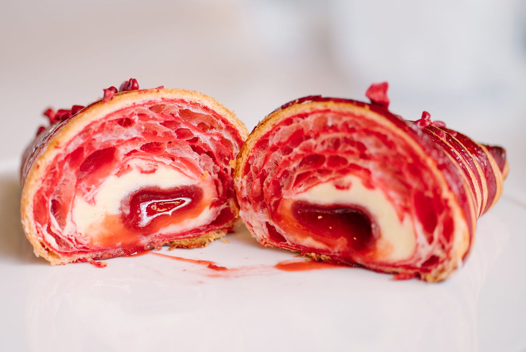 Strawberry Croissant at La Croissanterie