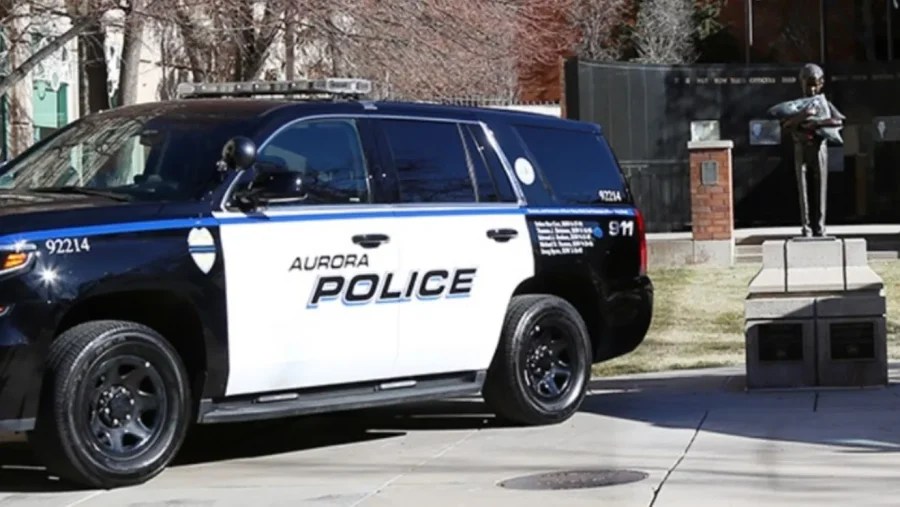 Aurora police vehicle