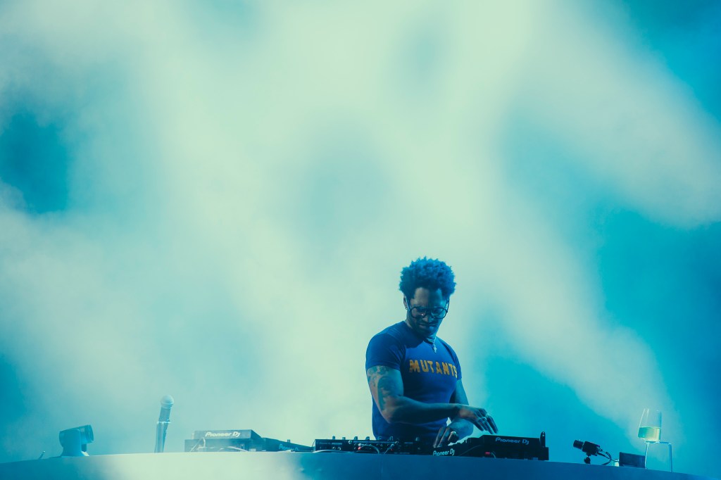 Kaytranada performing live at Ball Arena in Denver, Colorado on Saturday, November 1, 2025.