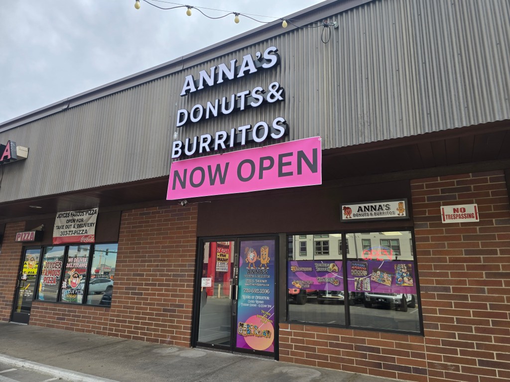 "now open" banner on a strip mall