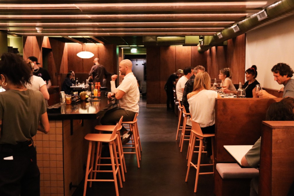 people in a restaurant