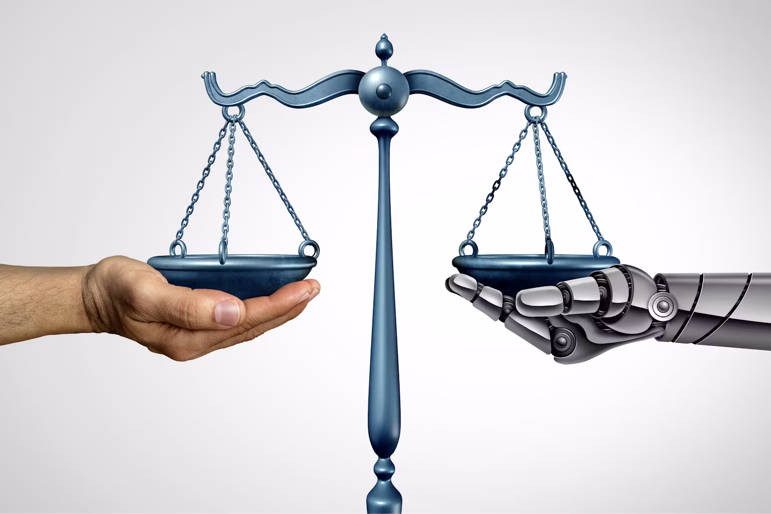 scale of justice with ai