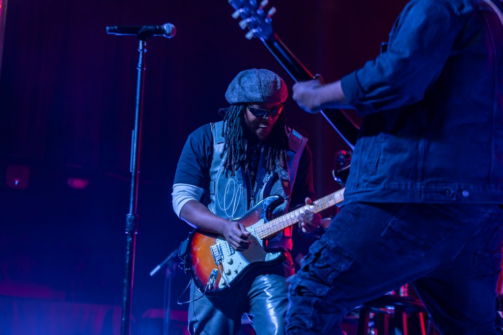 Leon Thomas on stage at the Summit Music Hall in Denver, Colorado.