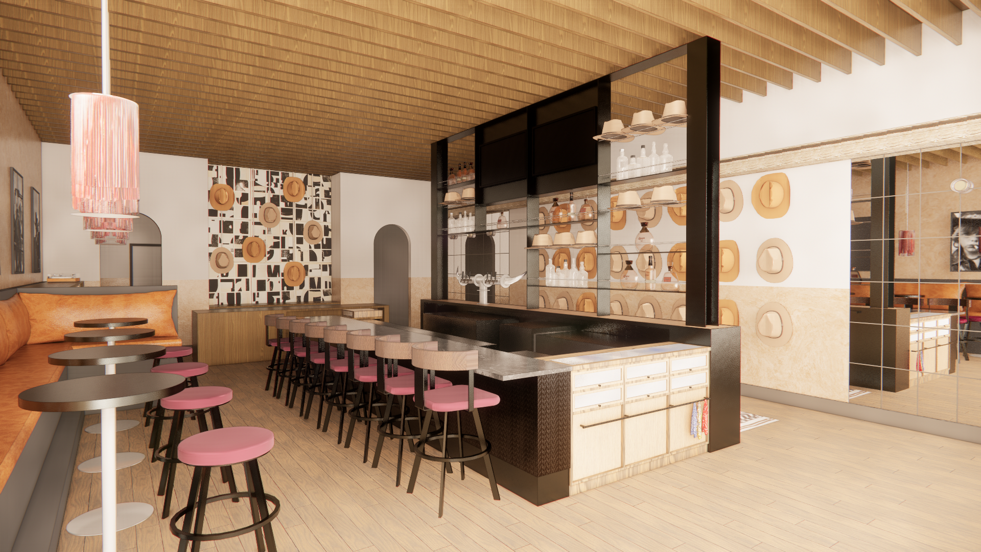 rendering of a bar