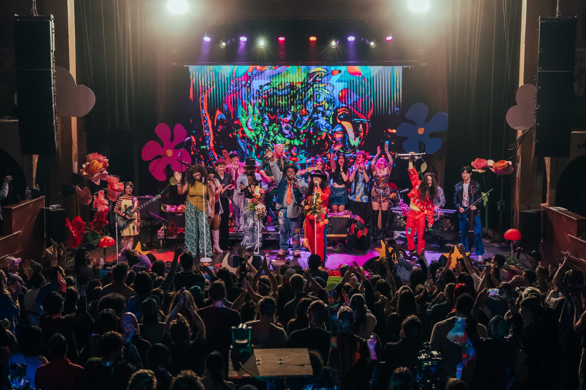 Denver band DOGTAGS on stage at the Bluebird Theater.