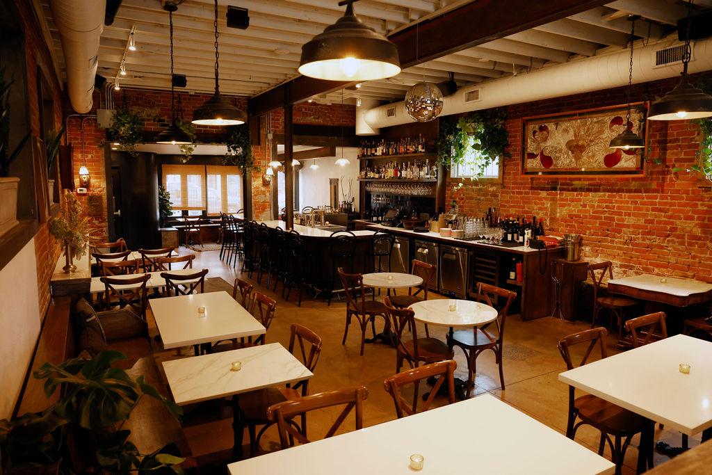 interior of an empty restaurant