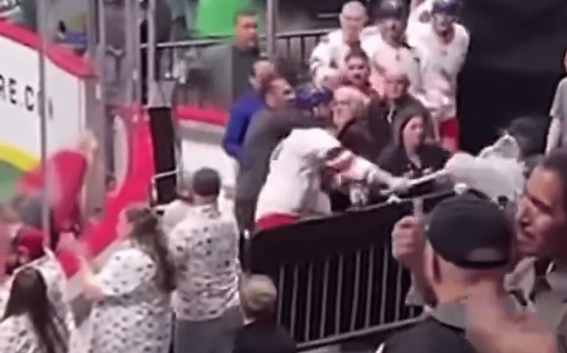 pro lacrosse player attacks fan with stick