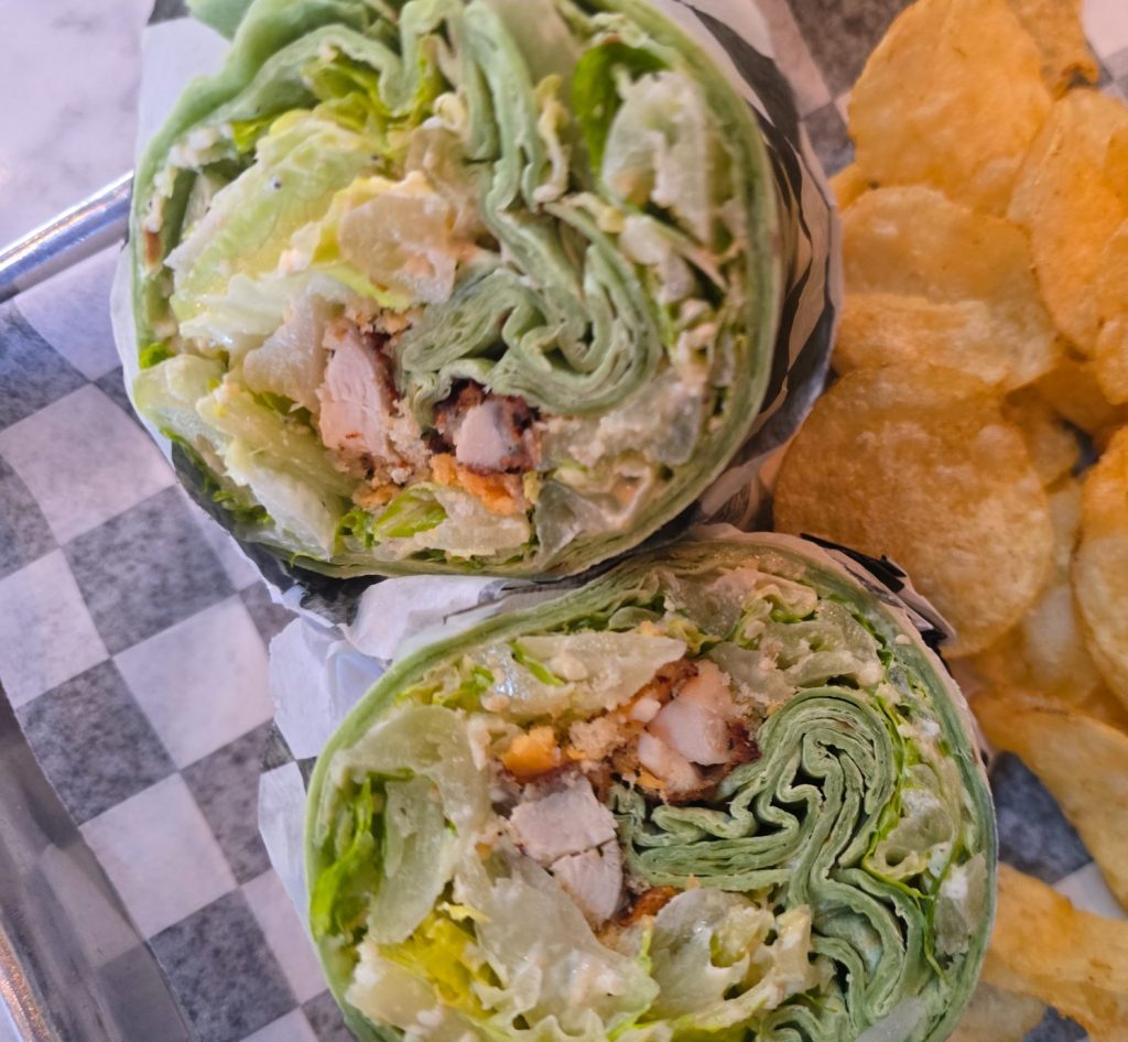 chicken Caesar wrap