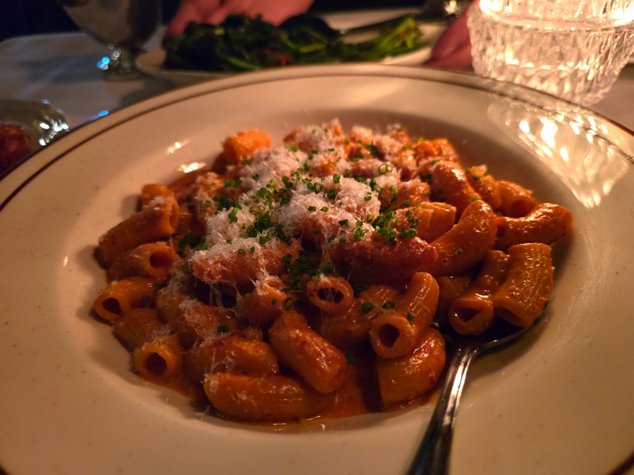 spicy rigatoni alla vodka