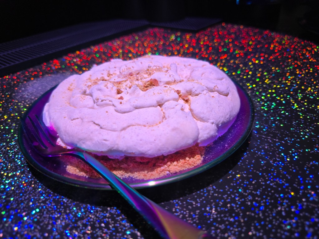 frozen cocktail on a plate