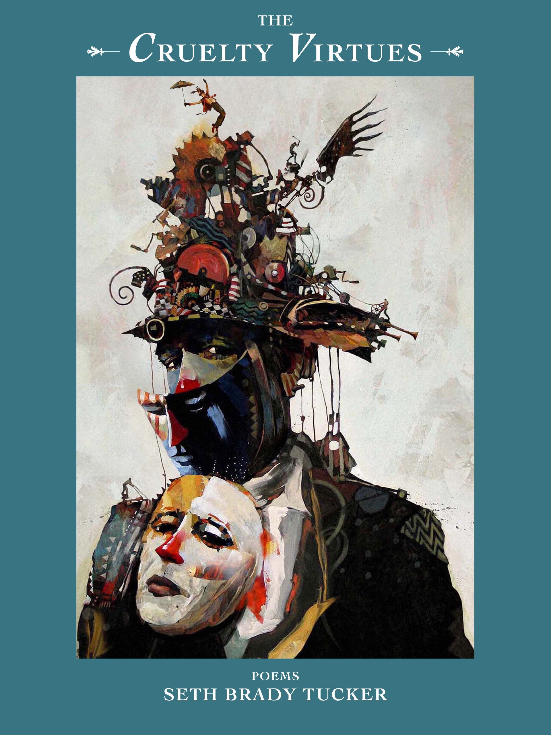 The cover of a book featuring a man with a mask