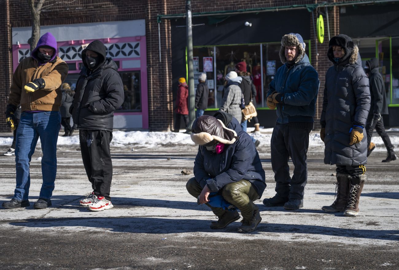 protest shooting site
