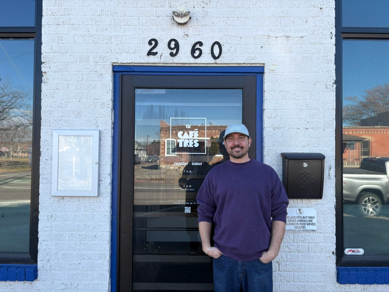 Owner Michael Solis at Cafe Tres