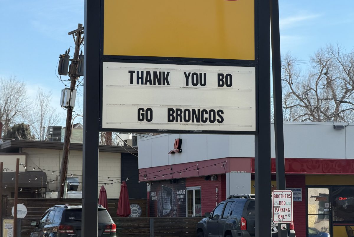 broncos marquee sign