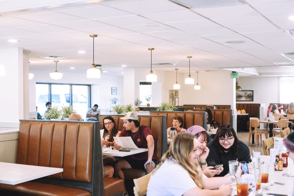 interior of a Village Inn