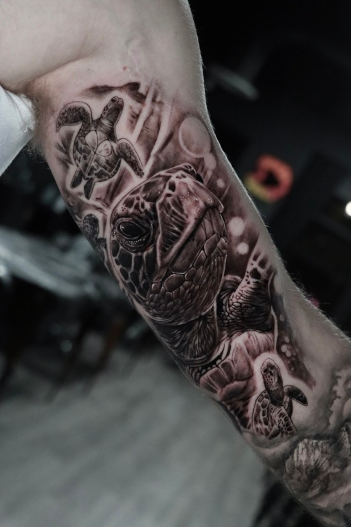 a turtle tattoo