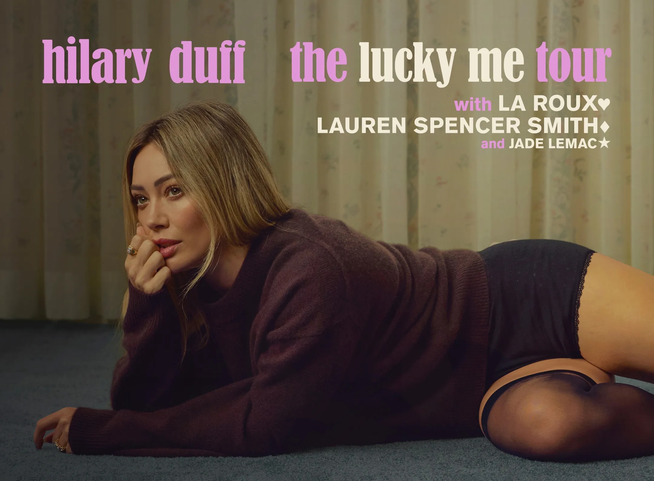 hillary duff concert poster