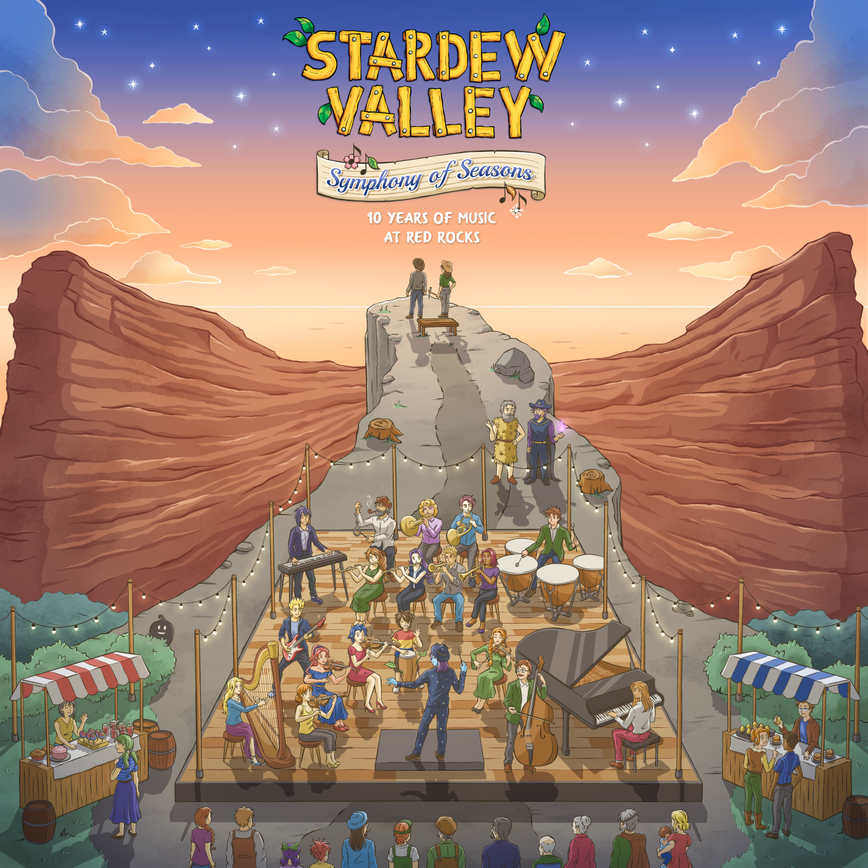 Artwork of Stardew Valley at Red Rocks