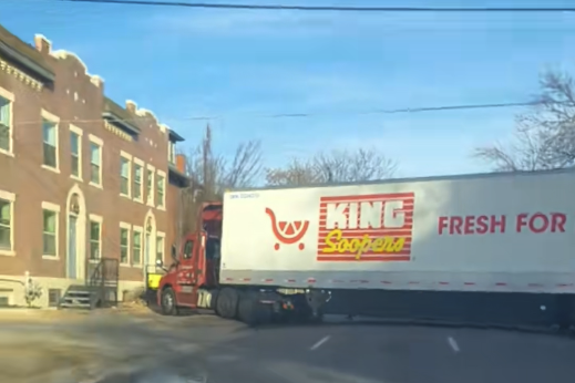 Video: Semi-Truck Hits Denver Apartment Building, Causes Gas Leak