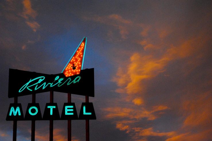neon motel sign