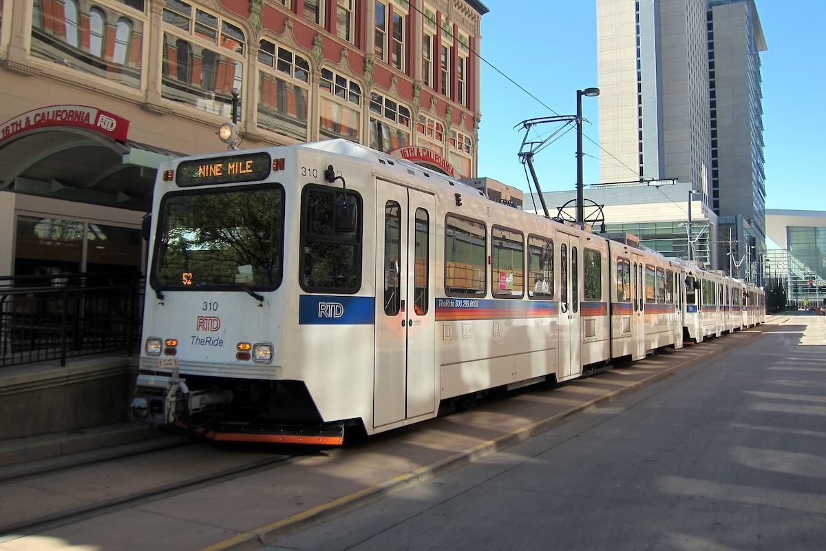 RTD h line light rail car