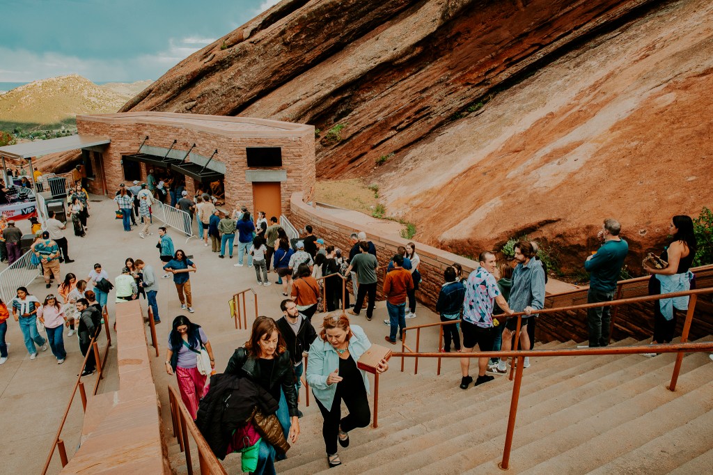 Fans packed Red Rocks and lined up for merch early.