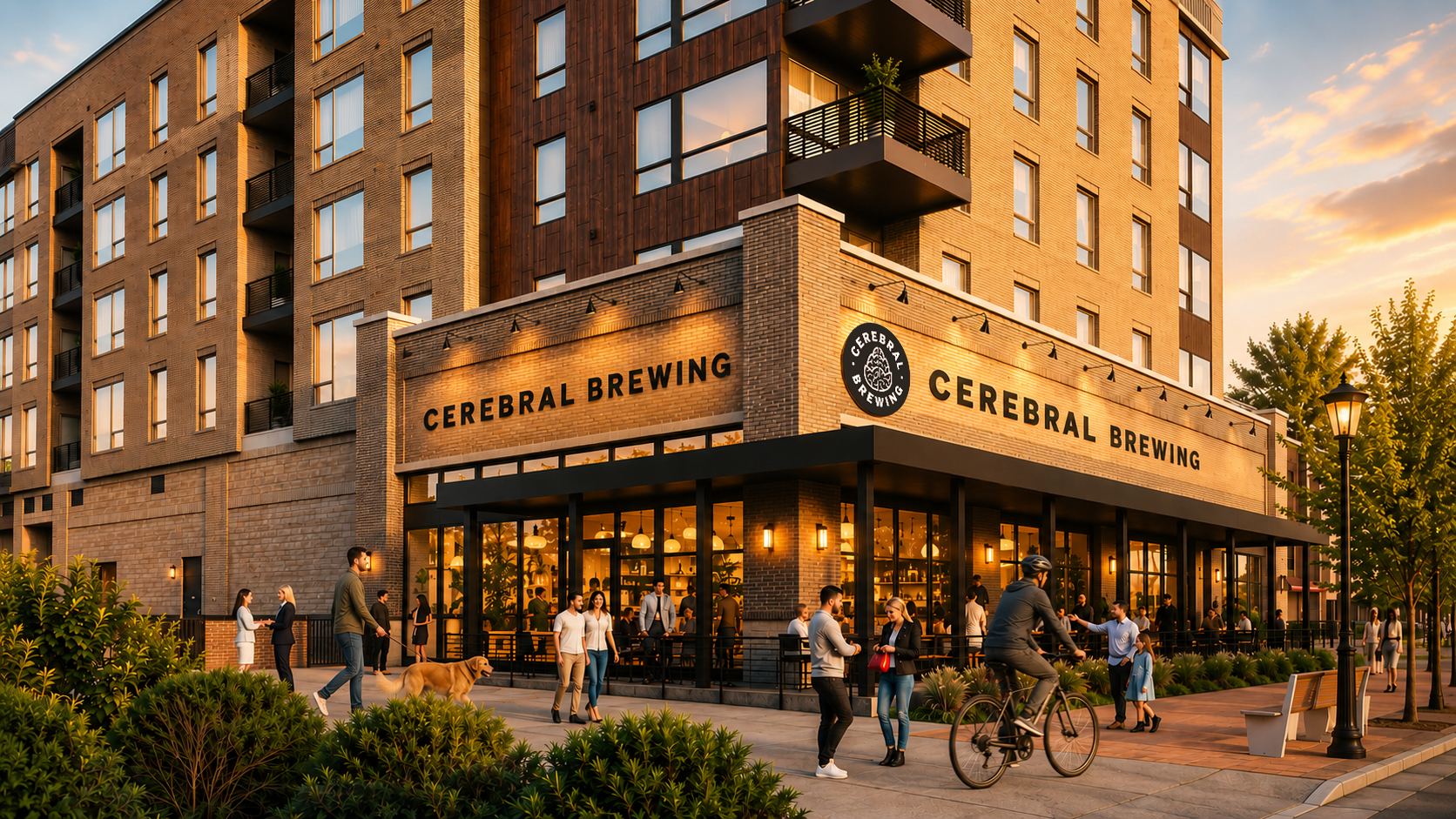 Brewery rendering.