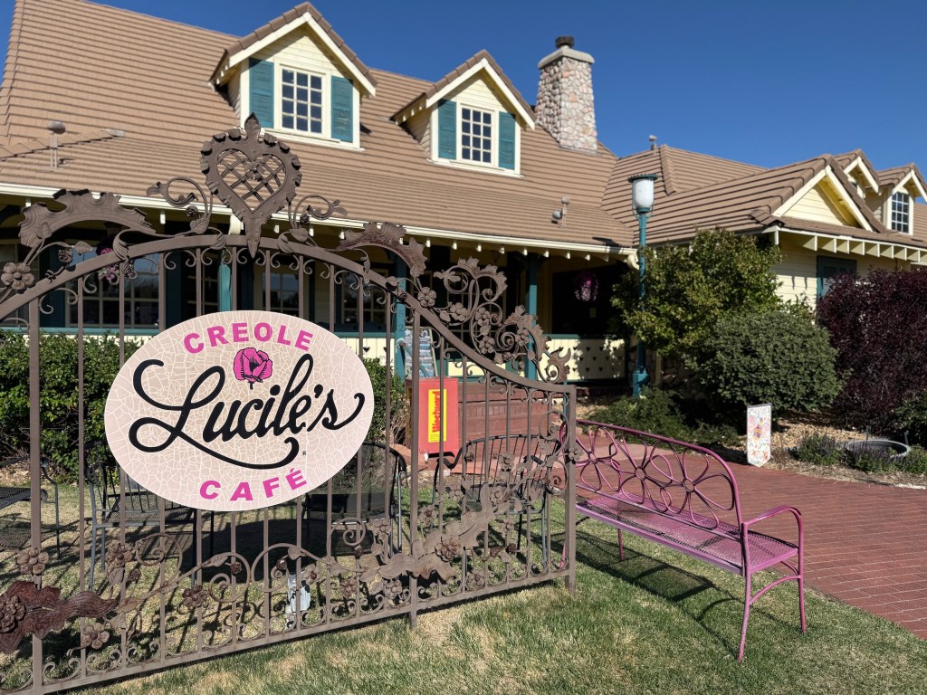 a restaurant gate