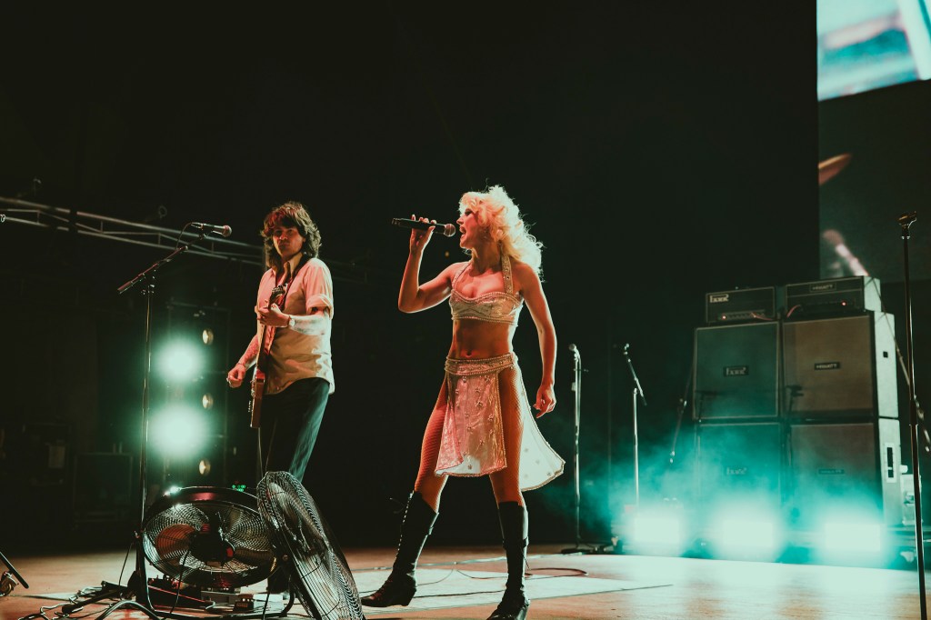 Amyl and the Sniffers performing live at Red Rocks on Wednesday, June 17.