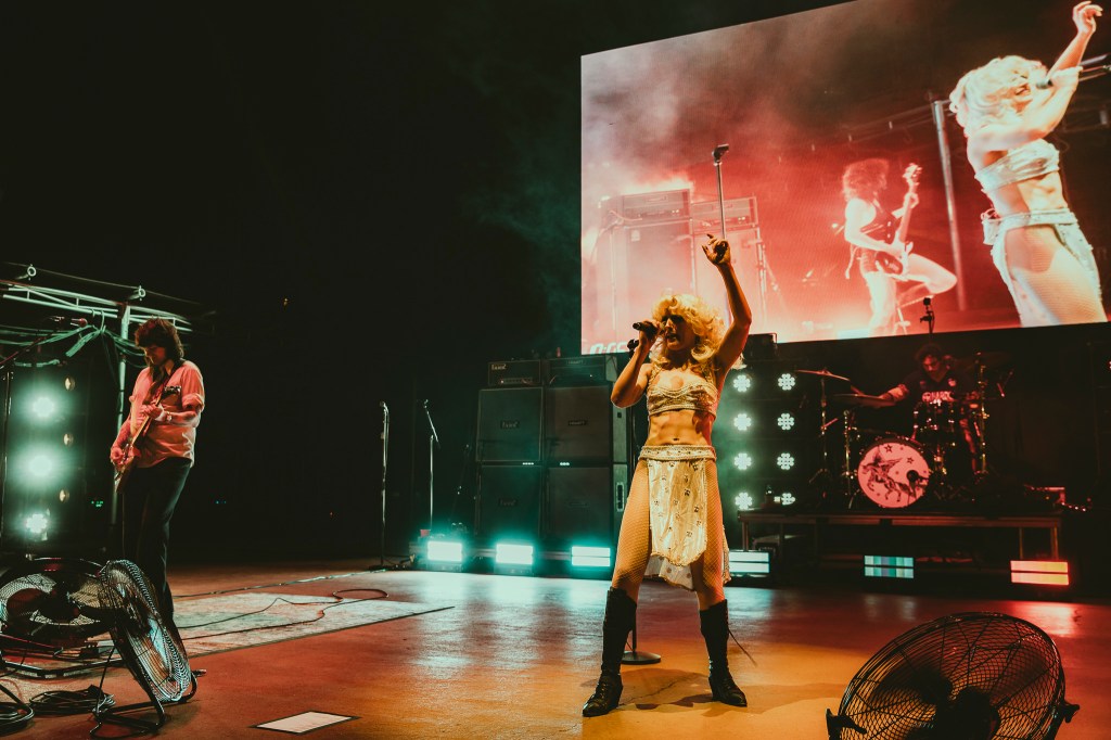 Amyl and the Sniffers performing live at Red Rocks on Wednesday, June 17.