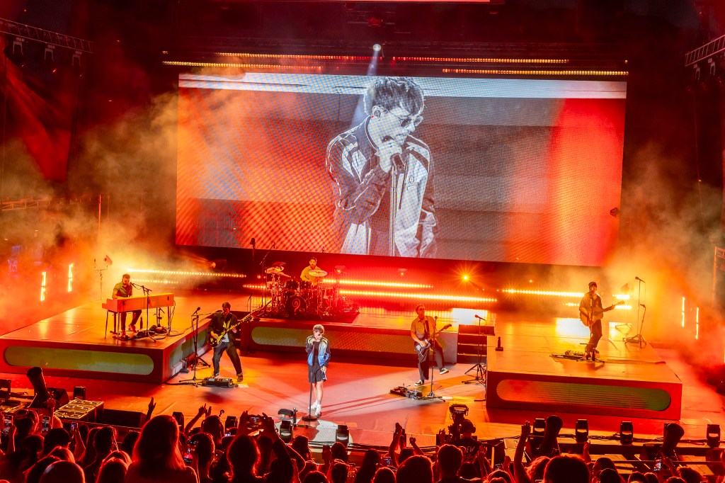Louis Tomlinson performing live at Red Rocks on Friday, June 19.