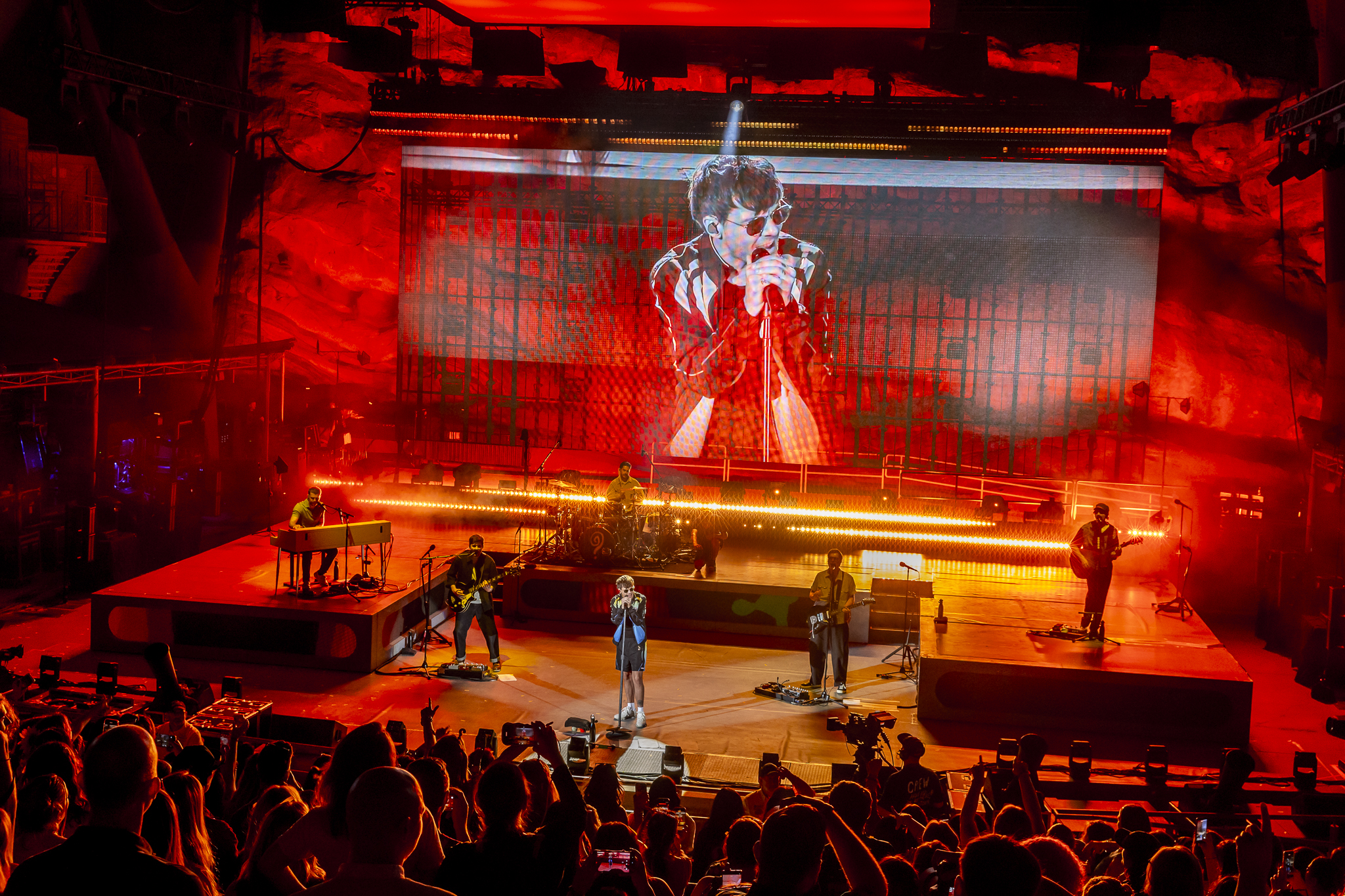 Louis Tomlinson performing live at Red Rocks on Friday, June 19.