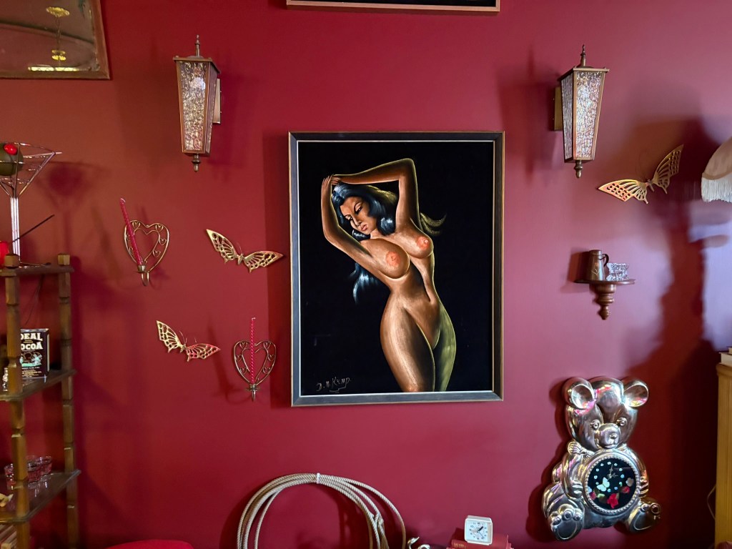 Velvet Lasso nude painting