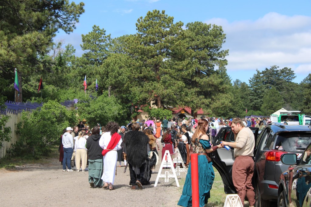 Line outside the Ren Faire