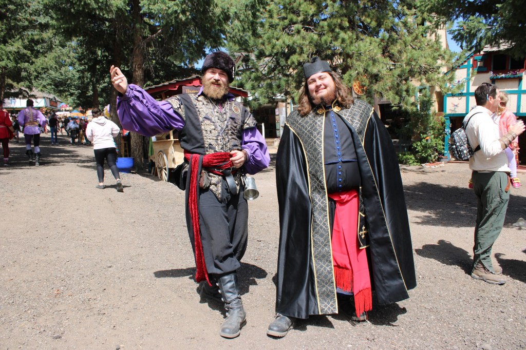 Two men at the Ren Faire