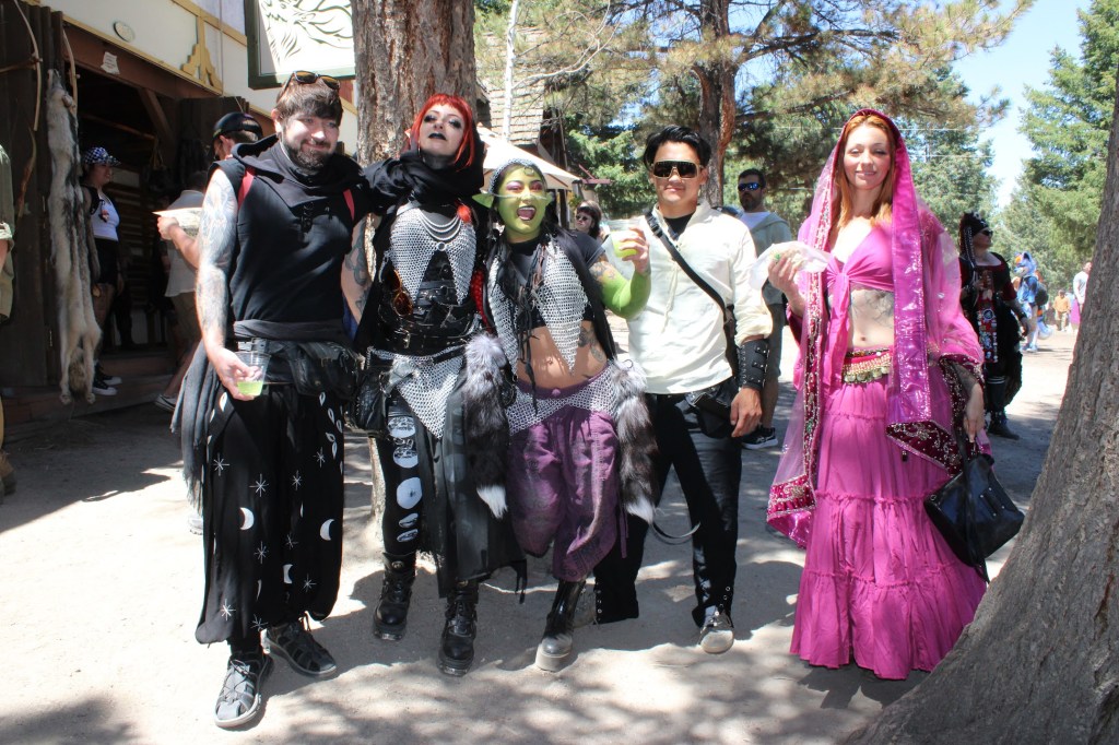 Group photo at the Ren Faire