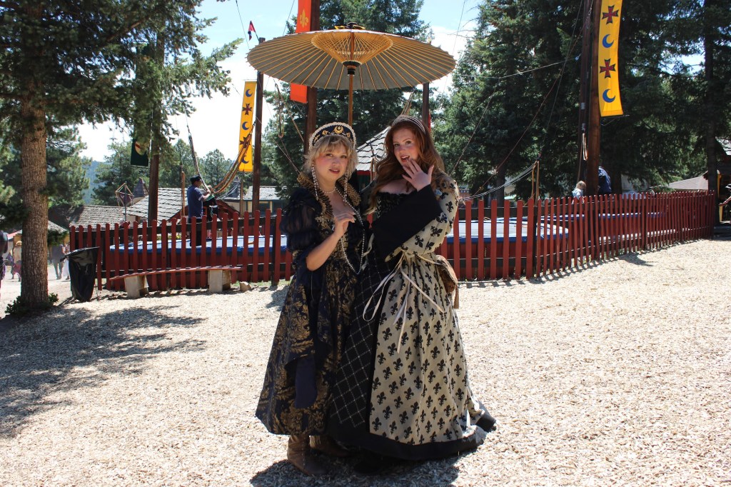 Two woman at the Ren Faire